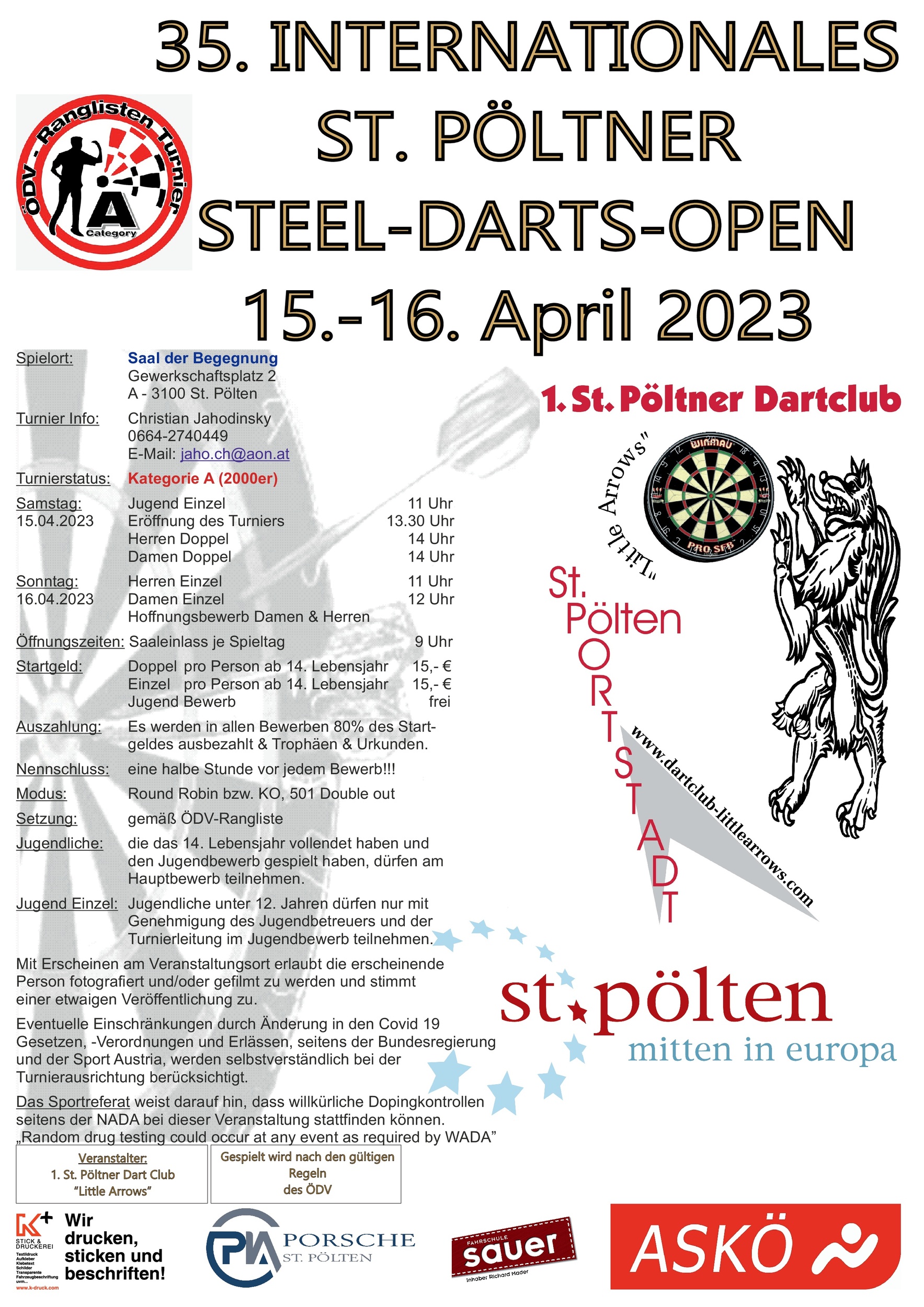 35. Steel Dart Open 2023