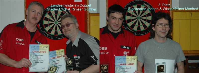 Dart Landesmeister im Doppel 2010